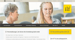 Desktop Screenshot of ilf-mainz.de